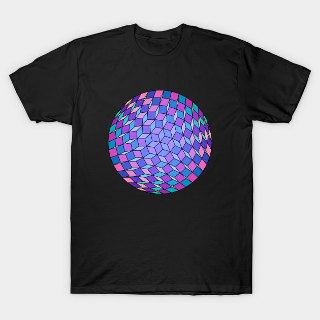 Cube Ball Fourty Two T-Shirt by Girih